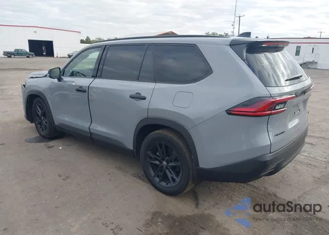 2025 Toyota Grand Highlander Hybrid Nightshade Edition from USA, damaged, VIN 5TDACAB51SS049640